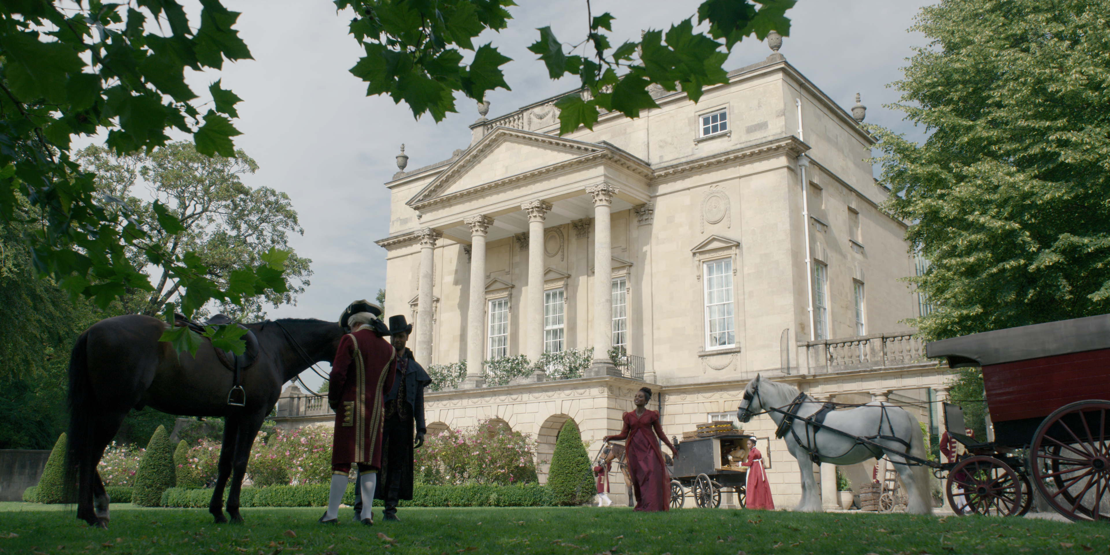 Bridgerton Filming at the Holburne - ©Netflix 2020