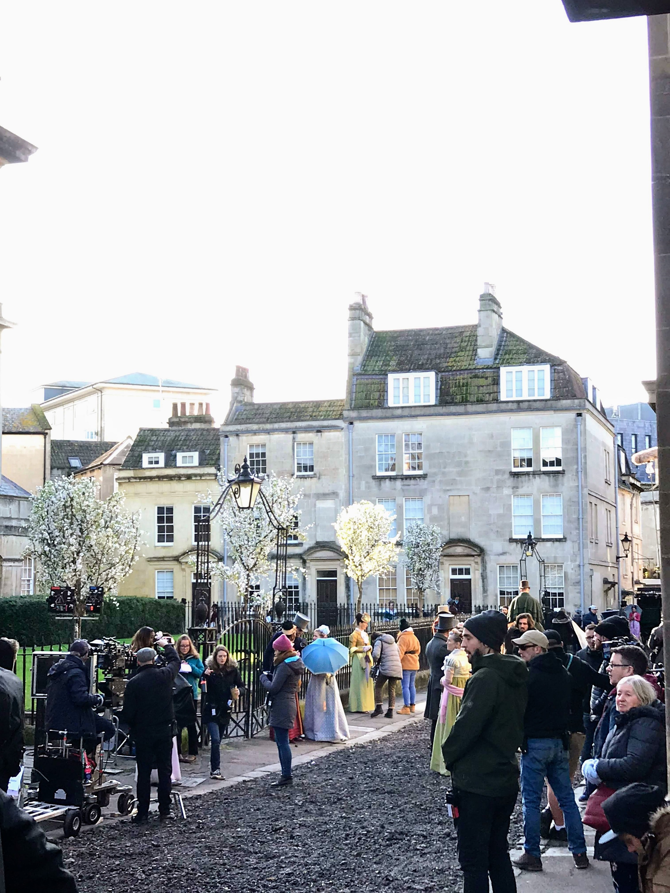 Bridgerton Filming in Beauford Square