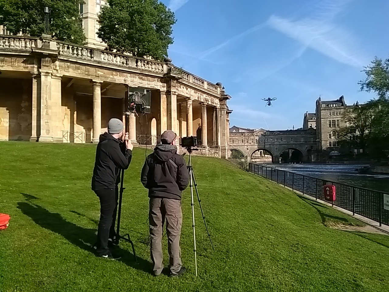 Drone filming - Parade Gardens