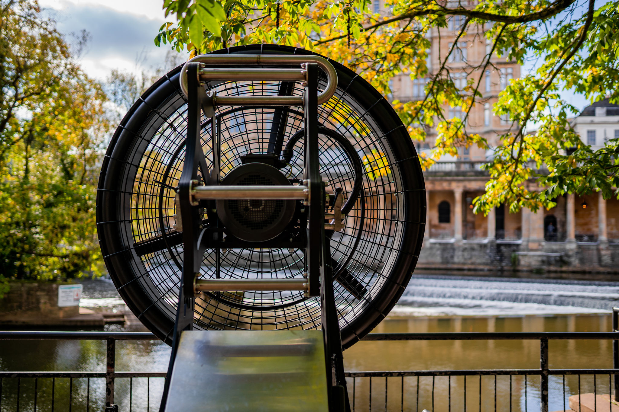 Giant fan - Photo by Jamie Bellinger